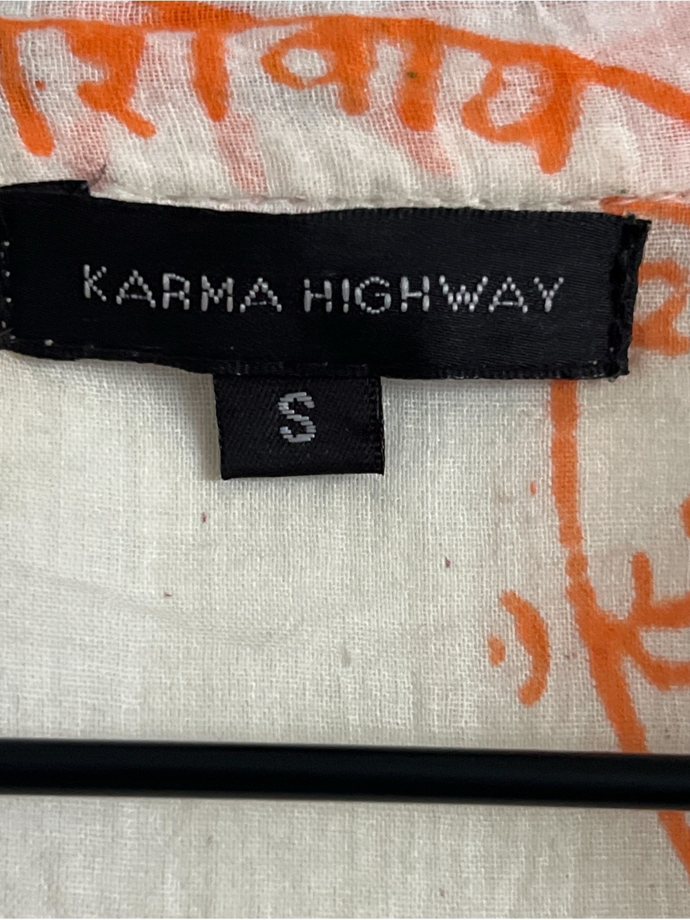 Karma Highway 100% Cotton Lightweight Swim Coverup Tunic Dress Small Boho Beach - Picture 3 of 5